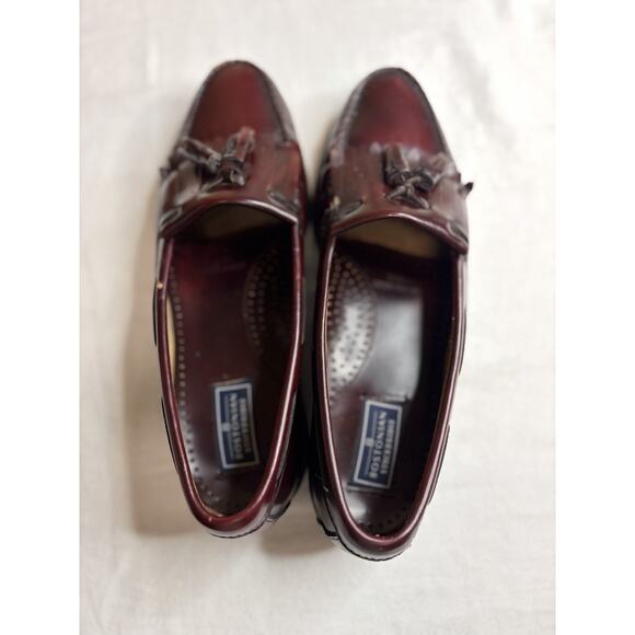 VTG Bostonian Heritage Tassel Loafers Men’s 9.5 /10 Leather Sole Burgundy USA main image 16
